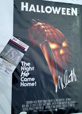 £155 • Buy Nick Castle Signed Halloween 1977 Poster  - WITNESSED JSA COA ✅✅✅