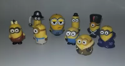 Lot Of 9 Small Minions Vinyl Figurines Despicable Me - SHIPS FREE • $12.45