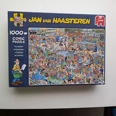 Jumbo Jan Van Haasteren 1000 Piece Comic Puzzle - The Pharmacy • £6