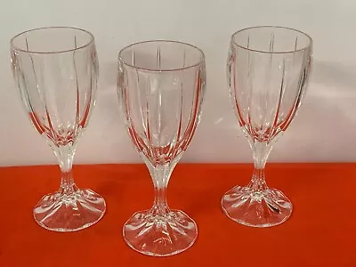 Mikasa Crystal   --  Berkeley  --   Wine Goblets  (3) • $28.99