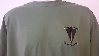 British Army Ra Royal Artillery 29 Commando T-shirt • £11.45