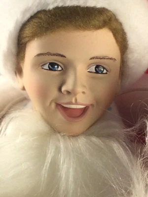 $12.99 • Buy Rhodes Studios - Norman Rockwell - Scotty Plays Santa 12  Doll - No Box