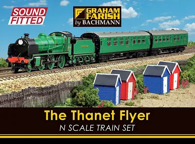 Graham Farish 370-165SF The Thanet Flyer SOUND FITTED N-Gauge Train Set (1:148) • £349.50