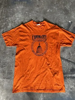 Vintage 80s Capital City Beer Can Collectors Of America T Shirt Size XL • $24.99
