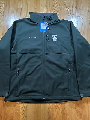 Columbia XM3169 Michigan State Spartans Wind Water Resistant Softshell Jacket XL • $64