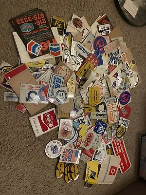 HUGE LOT OF 100s COAL MINING STICKERS Joy Vintage Stamler Coal Mines And More • $120