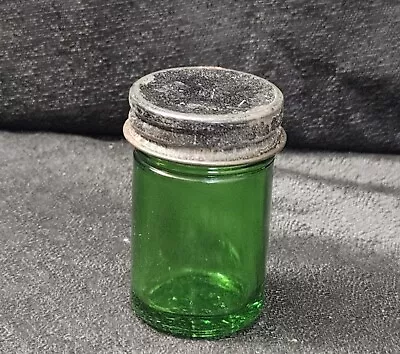 Vintage Duraglas Green 1/2 Oz. Jar With Original Lid • $27.99
