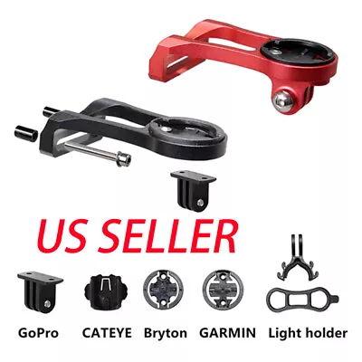 Bike GPS Extension Handlebar Mount Holder Alloy For Garmin Edge Bryton Cateye • $9.69