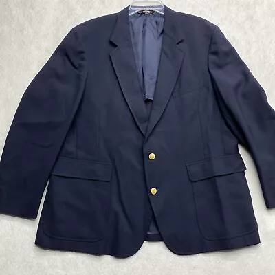 BROOKFORD CLASSICS Men’s Blue Blazer Jacket Sport Coat Size 48R • $29.63