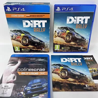 Dirt Rally Legend Edition PS4 Game - Colin McRae Documentary Blu Ray • £16.99