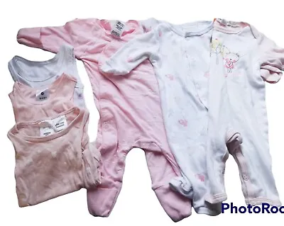 6 Baby Girl Winter Clothes Bundle 0000 Newborn (marquise Pumpkin Patch Bonds) • $17
