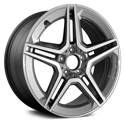 Wheel For 19-20 Mercedes C300 18x8.5 Alloy Double 5 Spoke Dark Charcoal Machined • $780