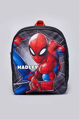 Personalised Spiderman Official Kids Backpack Back To School Pre-school • £14.95