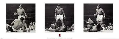 Muhammad Ali Vs Liston Triptych - Midi Poster 91.5cm X 30.5cm New And Sealed • $9.84