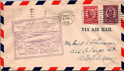 Goldpath: Us Air Mail 1932 U.s.s. Akron Cv494_p11 • $3