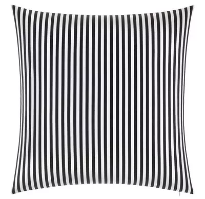 Marimekko Ajo Striped Throw Pillow 26x26” Black & White Stripe New • $68.99