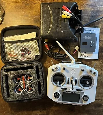 Tinywhoop Bundle Moblite 6 Quadcopter Taranis Q X7 Rc832 Fpv Receiver & Screen • £150