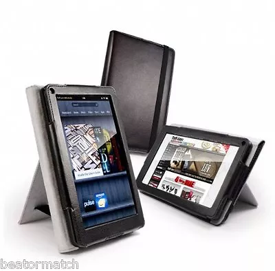 Tuff Luv Amazon Kindle Fire Tablet Universal Leather Stand Case Cover For 7 Inch • £4.39