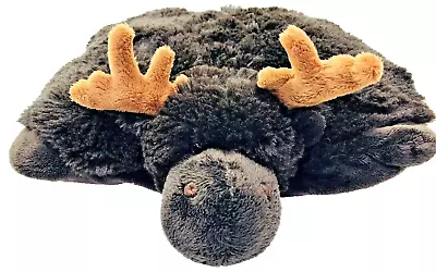 Pillow Pets Pee Wees Brown Moose 11  Plush Toddler 2010 • $12.65