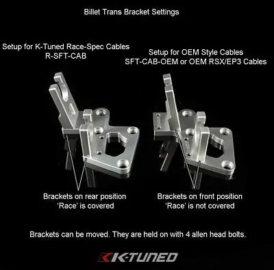 K-Tuned Shifter Cable Transmission Bracket For RSX K20A K20A2 EP3 Civic Si K20A3 • $86.75