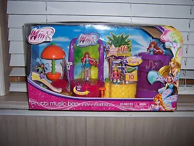 Winx Club FRUTTI MUSIC BAR Set 4-In-1 Playset & Accessories Bloom Doll NIB READ • $39.99