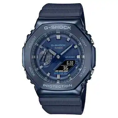 Casio G-Shock GM-2100N-2A Blue Sapphire Crystal Case With Blue Stainless • $218.55