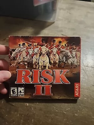 Risk II PC Computer Game CD Atari Hasbro Windows 95/98 2 2003 - Works • $16.99