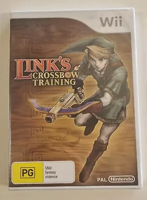 Brand New Sealed Nintendo Wii Link's Crossbow Training Wii U Comp. Free Postage • $12.90