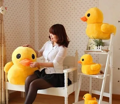 £13.99 • Buy 50cm Big Yellow Duck Stuffed Animal Giant Plush Soft Plush Toy Cushion Doll Gift