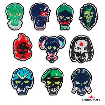 Suicide Squad All Characters Harley Queen Joker Diablo Embroidered Patch Iron On • $6.99