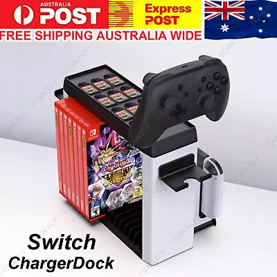 Game Storage Tower Controller Charger Dock Organizer For Nintendo Switch DF • $19.99