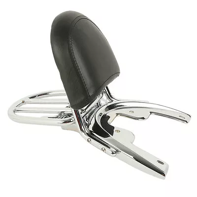 Backrest Sissy Bar Luggage Rack Baseplate For Harley VROD VRSCA VRSCB 02-06 05 • $99.99