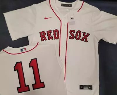 30307 Nike BOSTON RED SOX DEVERS ORTIZ MARTINEZ Baseball SEWN Jersey WHITE NWT • $109.99