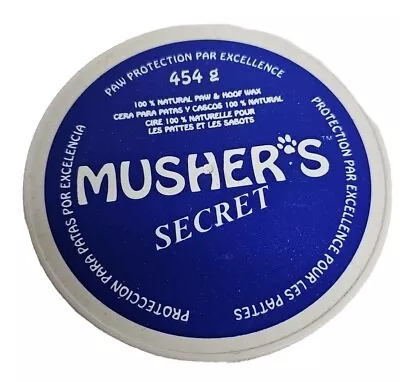 Pet Balm Musher's Secret Dog Paw Protection Wax Moisturizer (454 Grams -16 Oz.) • $40.90