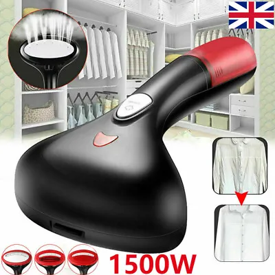 1500W Fast Heat Hand Held Clothes Garment Steamer Upright Iron Portable Travel • £16.99