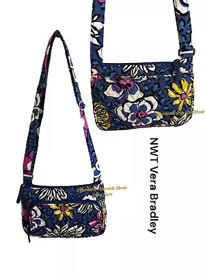 NWT VERA BRADLEY Crossbody Little Hipster Purse - African Violet • $58