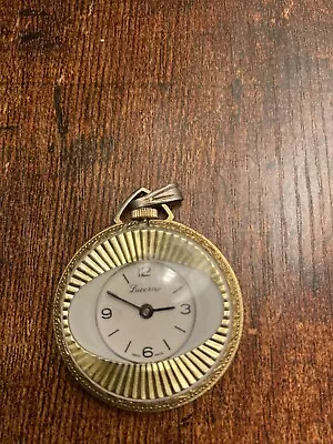 Vintage Lucerne Pendant Watch • $20