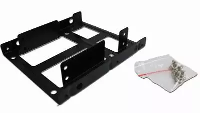 Double Internal Bay Adapter For 2.5 To 3.5 Inch SSD HDD Hard Drive Mount Bracket • £7.20