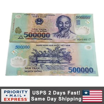 Vietnam Banknote Polymer Money 5 Million VND 10x500k Vietnamese Dong 2 Days Ship • $320