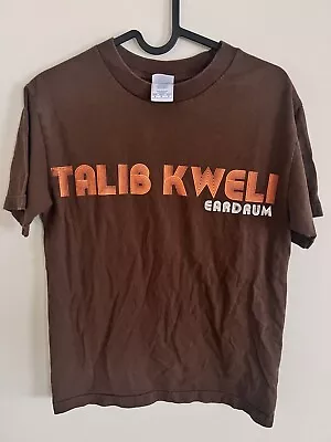 Vintage Talib Kweli Eardrum Y2K Rap Tee Black Star Mos Def Hip Hop Rare Shirt S • $34.99