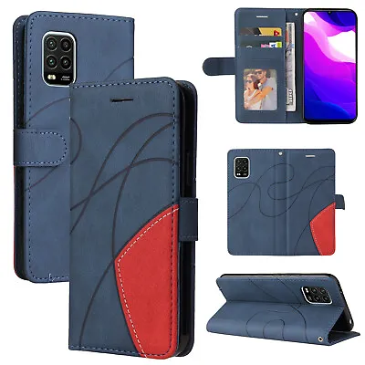 Case For Xiaomi Poco X3 NFC 11 10 Lite Note 10 Stitching PU Leather Flip Cover • $11.98