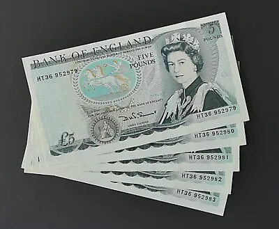£21.95 • Buy Mint Uncirculated Old £5 Five Pound Note - Paper Type - Wellington - Somerset