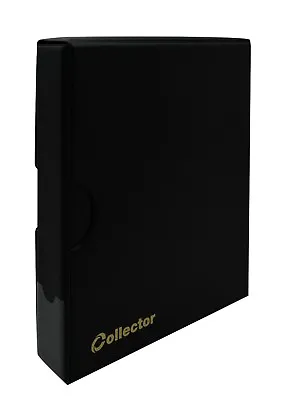 Banknote Album In Case Folder Book 15 Banknotes Pages Sleeves BIG CAPACITY BLACK • £29.99