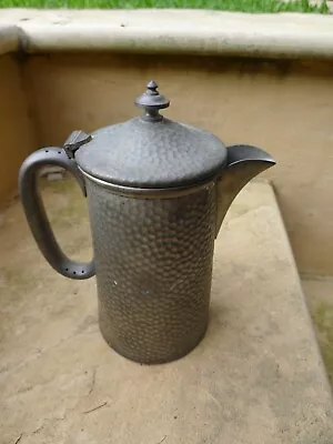 JAMES DIXON & SONS CORNISH PEWTER Coffee Pot C1927 Hallmarked Hammered England • $54