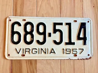 1957 Virginia License Plate • $19.99