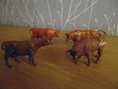 £2.50 • Buy Plastic Toy Farm Animals Brown Cows