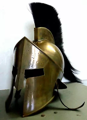 300 King Leonidas Spartan Head Helmet Warrior Costume Medieval Style Helmet Gift • $147.95