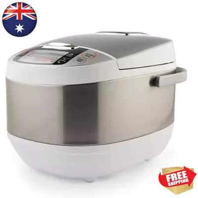 Rice Multi Cooker Family Sized 10 Cup Capacity 860W Soft Touch Control Fast Cook • $82.95