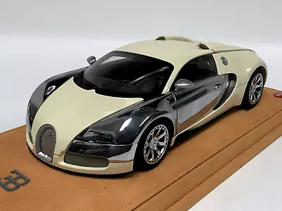 1/18 AutoArt  Bugatti Veyron L'Edition Centenaire White / Hermann Zu 70959 Custo • $349.95