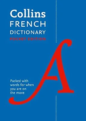 Collins French Dictionary Pocket Edition: 40000 Words And Phrases In A Porta. • £3.51